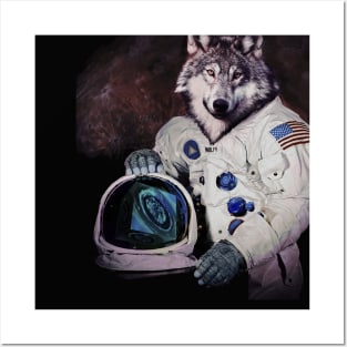 Wolfy Goes to Mars Posters and Art